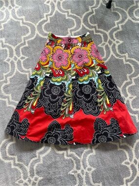 Alice + Olivia Floral A-Line Skirt Worn by Michelle Obama